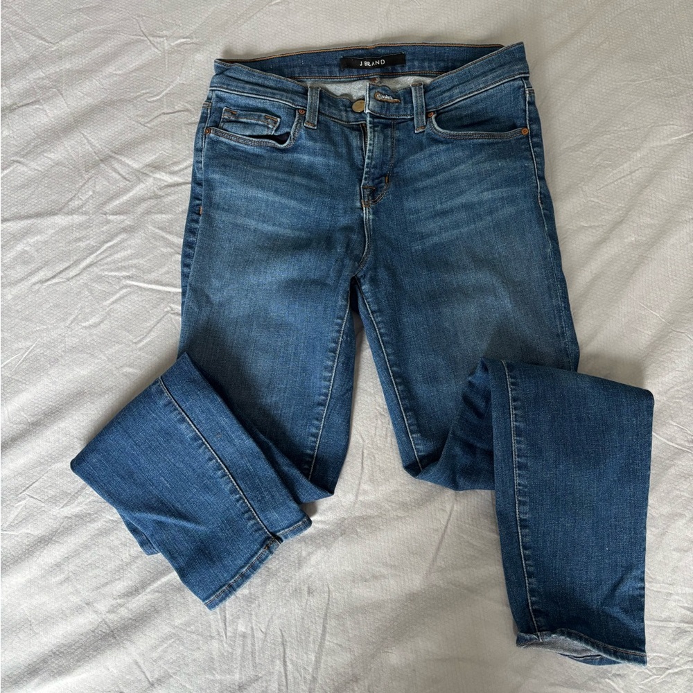 J Brand Blue Ankle Cropped Jeans Classic Style